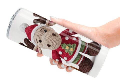 Tumbler Crochet Christmas Sublimation artnoy 