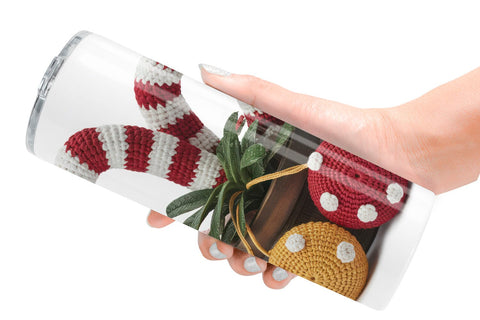 Tumbler Crochet Christmas Sublimation artnoy 