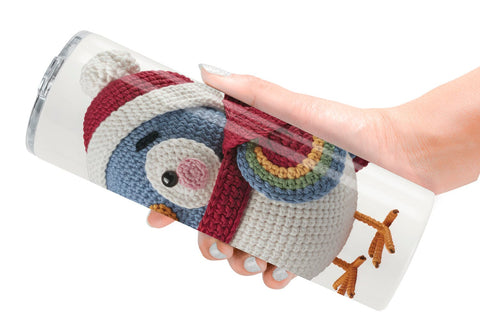 Tumbler Crochet Christmas Sublimation artnoy 