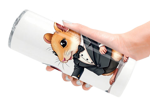 Tumbler Culinary Cuties Professional Animal Chefs Sublimation artnoy 