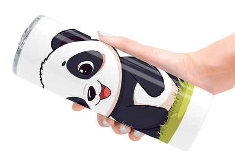 Tumbler Cute Baby Panda Sublimation artnoy 