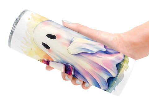 Tumbler Cute Barista Coffee Ghost Sublimation artnoy 