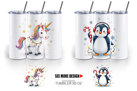 Tumbler Cute Christmas Crew Sublimation artnoy 