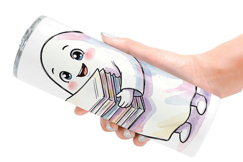Tumbler Cute Classroom Teacher Ghost Sublimation artnoy 