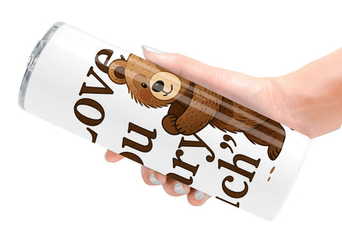 Tumbler Cute Critter Valentine's Quotes Sublimation artnoy 