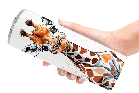 Tumbler Cute Giraffe Sublimation artnoy 