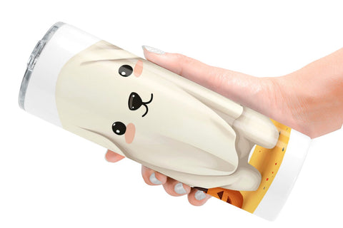 Tumbler Cute Halloween Animals Sublimation artnoy 