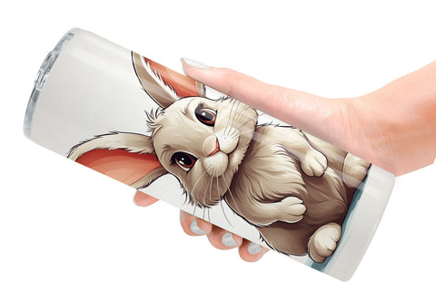Tumbler Cute Rabbit Sublimation artnoy 