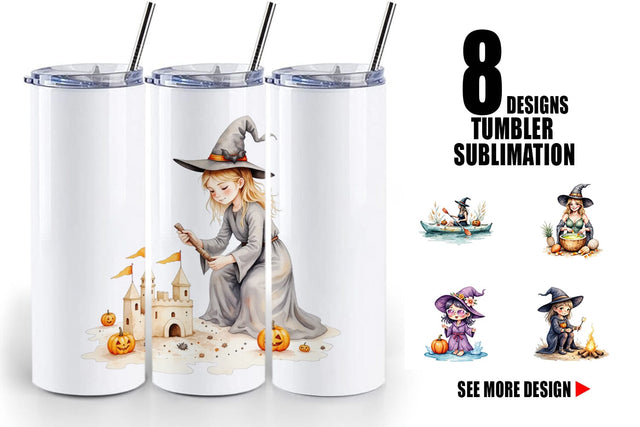 Tumbler Cute Summerwitch Vibes Sublimation artnoy 