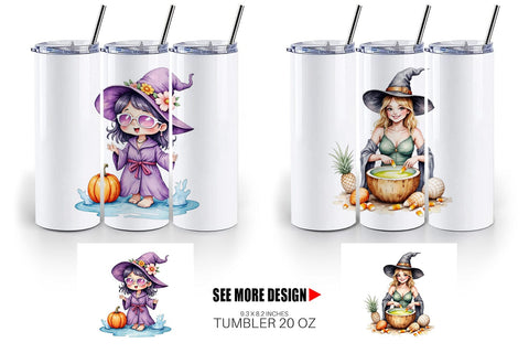 Tumbler Cute Summerwitch Vibes Sublimation artnoy 