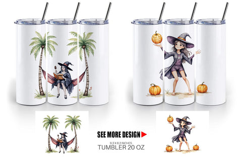 Tumbler Cute Summerwitch Vibes Sublimation artnoy 
