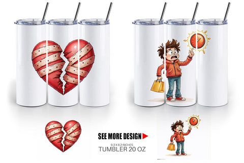 Tumbler Cyber Catastrophes Sublimation artnoy 