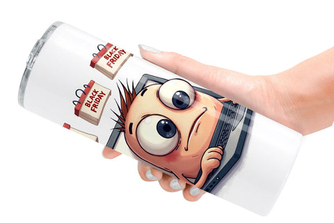Tumbler Cyber Monday Craze Sublimation artnoy 