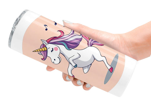 Tumbler Dancing Unicorn Sublimation artnoy 