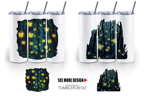 Tumbler Deep Forest Sublimation artnoy 