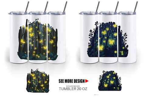 Tumbler Deep Forest Sublimation artnoy 