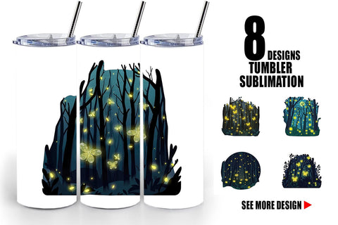 Tumbler Deep Forest Sublimation artnoy 