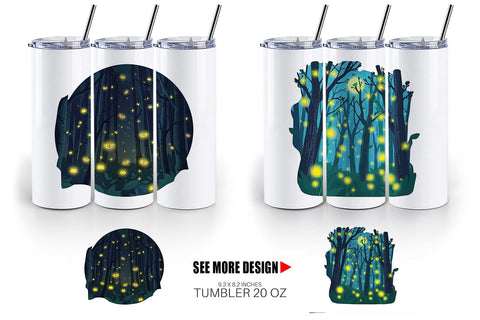 Tumbler Deep Forest Sublimation artnoy 