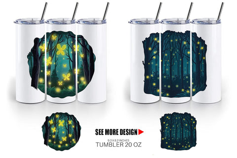 Tumbler Deep Forest Sublimation artnoy 