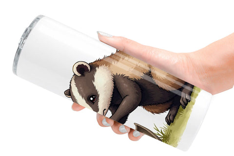 Tumbler Derpy Garden Helpers Watercolor Sublimation artnoy 