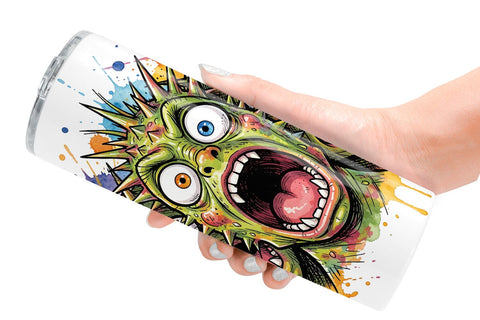 Tumbler Desert Animal Heat Hysteria Ink Sketch Sublimation artnoy 
