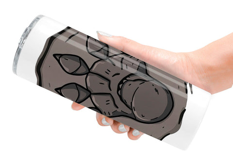 Tumbler Dinosaur Footprint Sublimation artnoy 