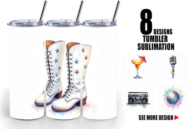 Tumbler Disco Diva Mom Sublimation artnoy 