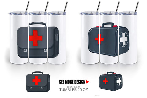 Tumbler Doctor Bag Sublimation artnoy 