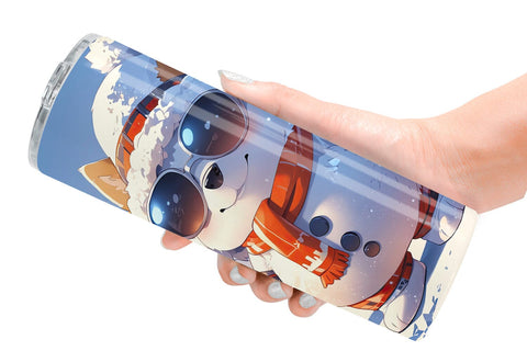 Tumbler Dog Christmas Sublimation artnoy 
