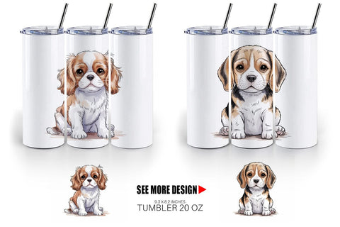 Tumbler Dog Nursery Sublimation artnoy 