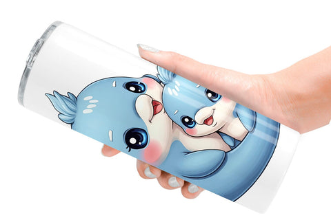 Tumbler Dolphin Mother's Day Sublimation artnoy 