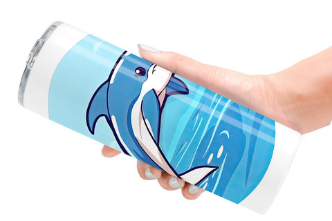 Tumbler Dolphin Sublimation artnoy 