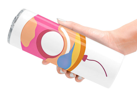 Tumbler Donut Balloon Sublimation artnoy 