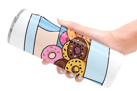 Tumbler Donut Box Sublimation artnoy 