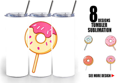 Tumbler Donut Stick Sublimation artnoy 