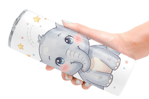 Tumbler Dreamy Floating Toybox Watercolor Sublimation artnoy 