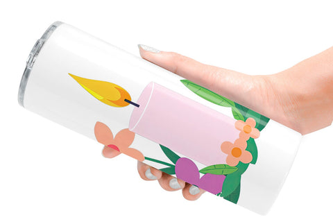 Tumbler Easter Candle Sublimation artnoy 