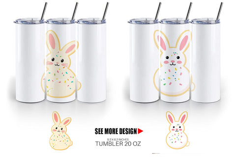 Tumbler Easter Cookie Sublimation artnoy 