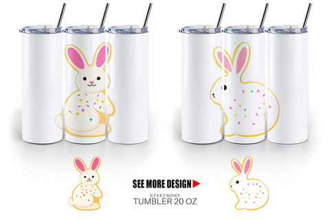 Tumbler Easter Cookie Sublimation artnoy 