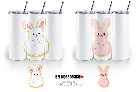 Tumbler Easter Cookie Sublimation artnoy 