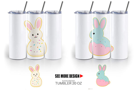 Tumbler Easter Cookie Sublimation artnoy 