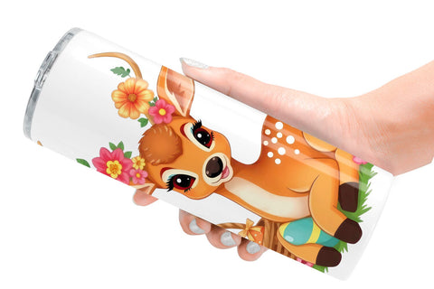 Tumbler Easter Deer Sublimation artnoy 