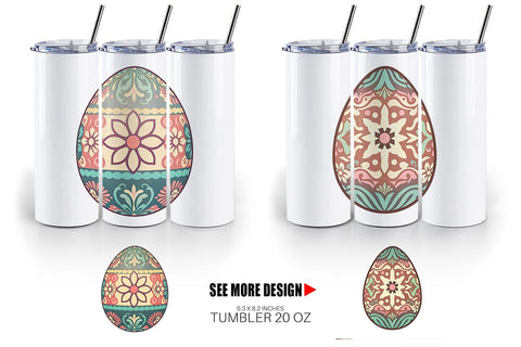 Tumbler Easter Egg Sublimation artnoy 