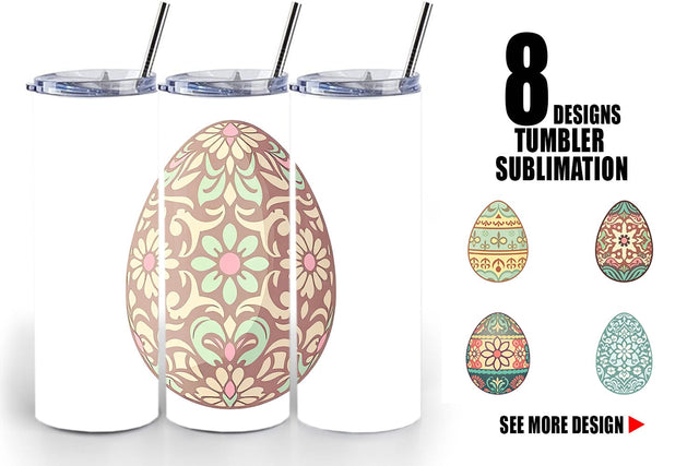 Tumbler Easter Egg Sublimation artnoy 