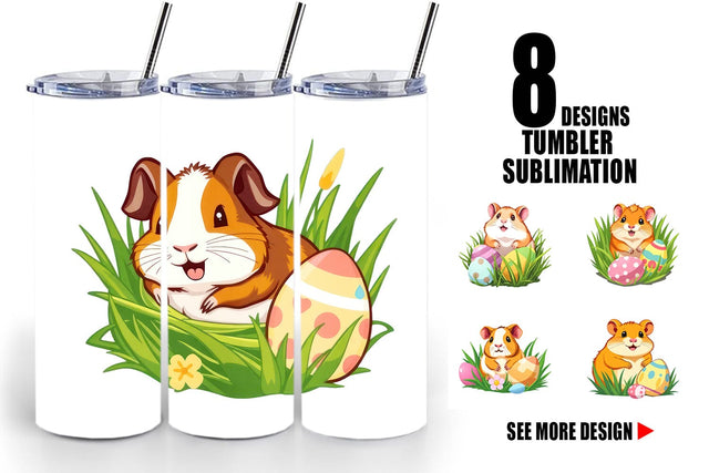 Tumbler Easter Hamster Sublimation artnoy 