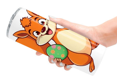 Tumbler Easter Squirrel Sublimation artnoy 