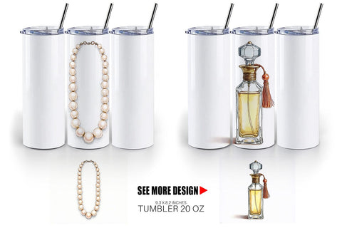 Tumbler Elegant Bridal Accessories and Keepsakes Sublimation artnoy 