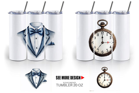 Tumbler Elegant Bridal Accessories and Keepsakes Sublimation artnoy 