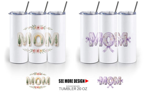 Tumbler Elegant Lemon MOM Mediterranean Sublimation artnoy 