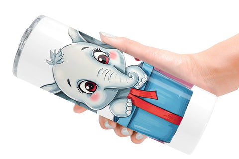 Tumbler Elephant Gift Sublimation artnoy 